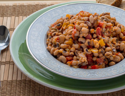 Healthy Black Eyed Peas — Italian Style Side dish (Vegetarian, Vegan recipe)