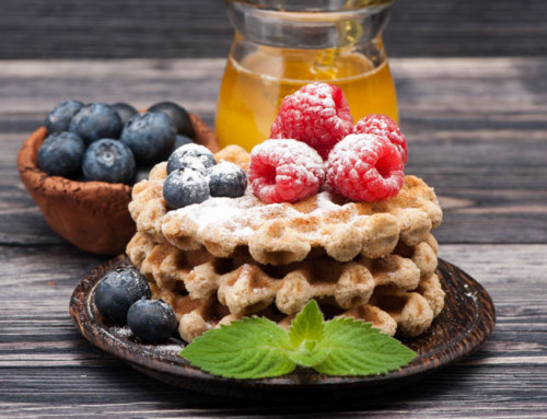 Apple and Cinnamon Belgium  Waffles—Healthy and Fit Recipe